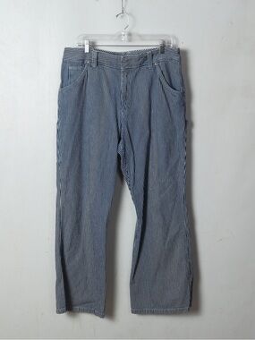 Forenza Navy and White Pinstripe Men's Trousers